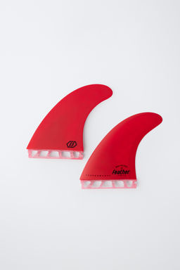 QUILLAS SURF TWIN FIN FEATHER FINS ® X ZARA / Rojo