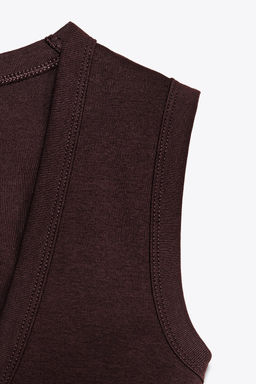 V-NECK TOP - Zara фото 8