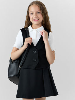 Юбка для девочек черная - Mark formelle фото 3