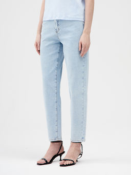 Женские джинсы mom fit с высокой посадкой - Mossmore фото 60