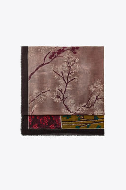 FLORAL PRINT SCARF - Zara фото 3