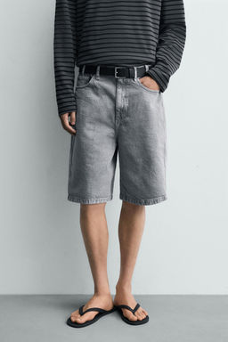 BERMUDA BAGGY FIT / Azul lavado