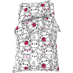 Постельное бельё Этель 1,5 сп Sweet cats, 143х215 см, 150х214 см, 50х70 см -1 шт, 100% хлопок, бязь