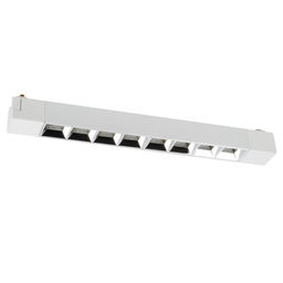 ULB-Q282 20W/4000K WHITE Светильник-прожектор светодиодный трековый. Линейный. 1600 Лм. Белый свет (4000К). Корпус белый. ТМ Volpe