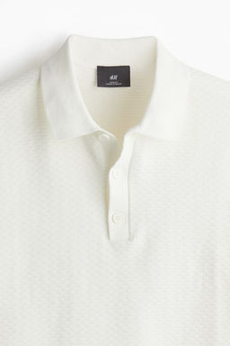 Polo en punto texturizado Slim Fit - H&m фото 7