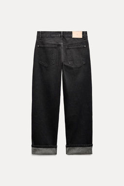 Z1975 SELVEDGE STRAIGHT-LEG MID-WAIST JEANS - Zara фото 7