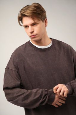 Мужской лонгслив оверсайз Happyfox