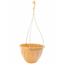 Кашпо для цветов п/эт. подвесное "Алиция" 4,5л d250мм (белая глина) (М3116)