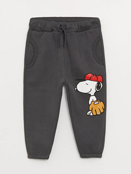 Beli Lastikli Snoopy Bask?l? Erkek Bebek Jogger E?ofman Alt?