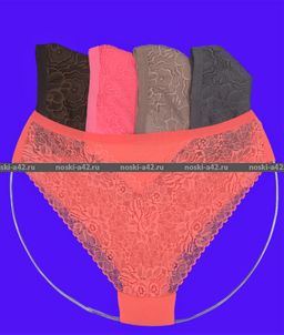 Цена за 5 шт. Трусы женские Турция кружевная попа арт. 84010 (83010) M (42-44) АССОРТИ - For you фото 5