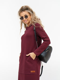 865 Платье из футера с лайкрой - Svetekst фото 22