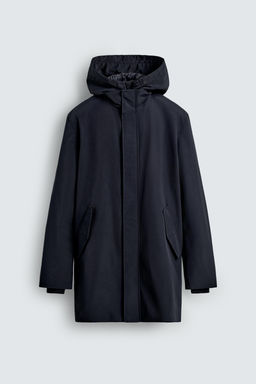 WATER-REPELLENT DETACHABLE TECHNICAL PARKA - Zara фото 8