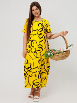 Платье женское П-168 (кулирка) Темно-зеленая