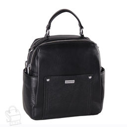 Рюкзак женский кожаный 99353-2 black Velina Fabbiano-Safenta/20 в Новосибирске