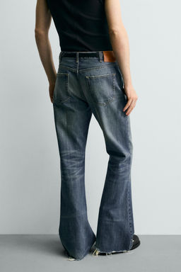 JEANS FLARE FIT / Azul / Verde - Zara фото 3