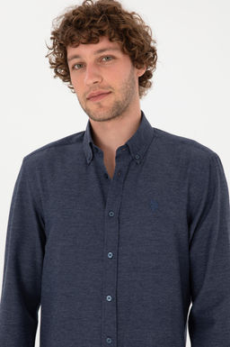 Erkek _ndigo Uzun Kollu Basic G_mlek Sepette S_rpriz _ndirim - U.s. polo assn фото 2