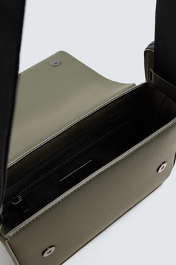 RUBBERISED TEXTURED CROSSBODY BAG - Zara фото 10