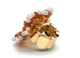 Кольцо из циркона цв.цитрин Радуга камня