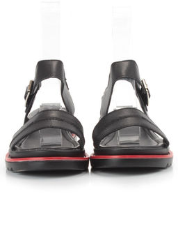 08-PEXL76-2 BLACK Босоножки женские (натуральная кожа) - Фабричный китай фото 7