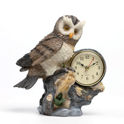 Часы настольные интерьерные «Сова», 17×10×19 см, циферблат d=6 см