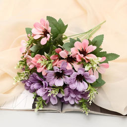 Цена за 2 шт. Букет искусственный Анемоны люкс, 527 см, МИКС - Poetry in flowers фото 4