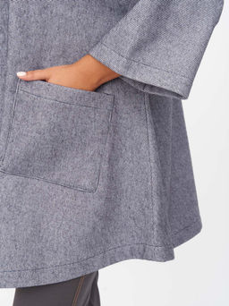 Пальто шерстяное ZPL20023DBL06 - Артесса фото 6