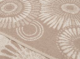 6с102.511ж2 Круги (лен3) Полотенце махровое 67х150см