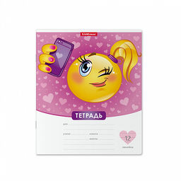 АКЦИЯ Цена за 280 шт. Тетрадь школьная ученическая ErichKrause Смайлики, 12 листов, линейка (в плёнке по 10 шт.)  фото 5