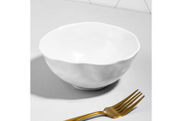 Салатник 15,2*15,2*6,5 см 520 мл Консонанс белый матовый