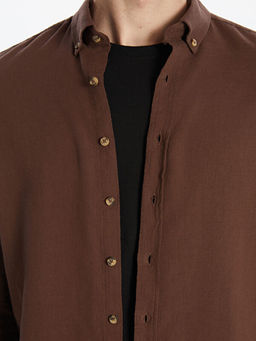 Slim Fit Uzun Kollu Arm?rl? Erkek G?mlek