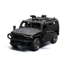 Чёрная инерционная машинка вид D die-cast , 1:32