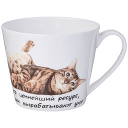 КРУЖКА LEFARD БЕРИ КОТА 450 МЛ (КОР=48ШТ.)