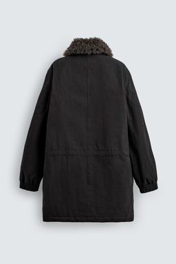 PARKA WITH DETACHABLE CONTRAST COLLAR - Zara фото 10