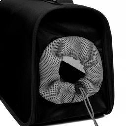 Сумка-переноска с окном для мордочки, 42 х 21 х 25 см, чёрная - Пижон фото 4