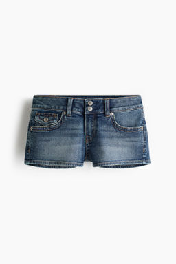 Minishorts denim de talle bajo - H&m фото 2