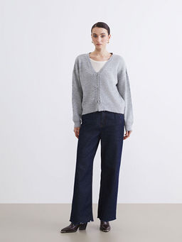 V Yaka Kad?n Triko H?rka