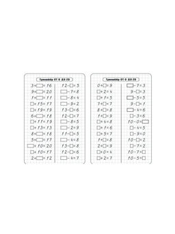 Цена за 10 шт. Тренажёр Счёт от 0 до 20. Сложение и вычитание - Simaland фото 3