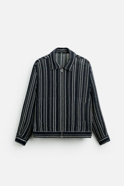 TEXTURED OPENWORK JACKET - Zara фото 6