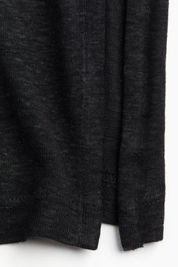 Vestido midi en mezcla de lino - H&m фото 6