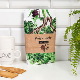 Набор кухонных полотенец Доляна Процветай, 35х60см-2шт, 100% хлопок  фото 3