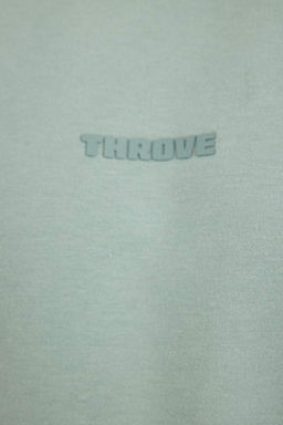 Футболка из плотной ткани с короткими рукавами и круглым вырезом обычного кроя с принтом - Defacto фото 5