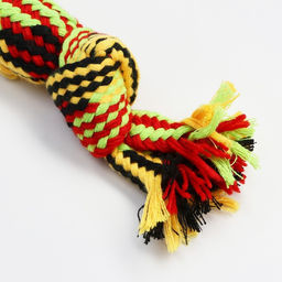 Игрушка канатная с пищалкой внутри, до 25 см, микс цветов - Пижон фото 3