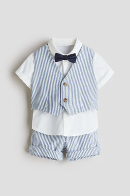 Conjunto de vestir de 4 piezas en mezcla de lino - H&m фото 3