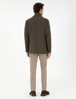 Норковые брюки узкого кроя из парусины - Cacharel фото 4