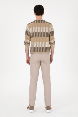 Мужские темно-бежевые брюки из плотной ткани Неожиданная скидка в корзине - U.s. polo assn фото 4