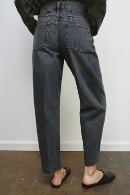 JEANS ZW COLLECTION BARREL TIRO ALTO / Azul - Zara фото 3
