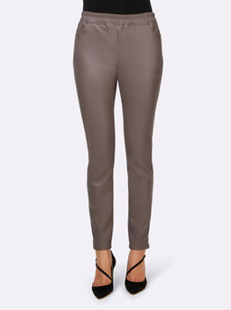 Леггинсы, серо-бежевые - Ashley brooke фото 5