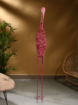 Сувенир плетёный «Фламинго», 30×18×140 см