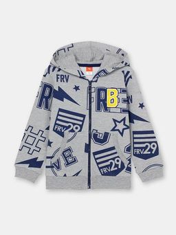 CRB wear/CSKB 63026-11-303 Толстовка для мальчика, светло-серый меланж/Ex.Cherubino