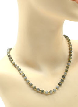 Бусы из лабрадора шарик гр.6мм, 46см